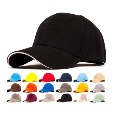 China 2020 COMMON 6 Panel Curved Brim Mens Promotional Mens Cotton Sports Cap Custom Logo Baseball Cap for sale