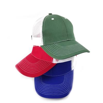 China JOINT Mesh Cable Fitted Baseball Cap Sports Hat Multicolor Custom Appliqued Production Jibil for sale