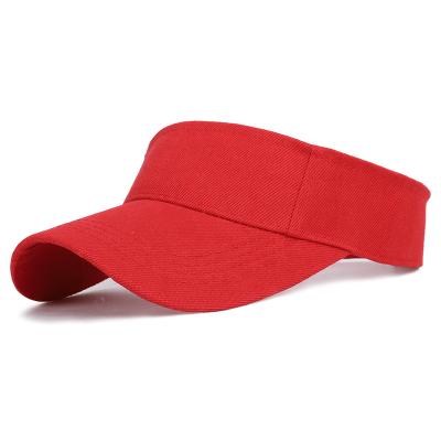 China Custom Jibil COMMON Promotion Red Women / Visor Hat Hat Men Colorful for sale