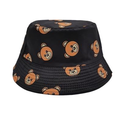 China Manufacturer Fisherman Canvas Bucket Caps Everyday Custom Use Full All Over Print Theme Animal Bucket Hat for sale