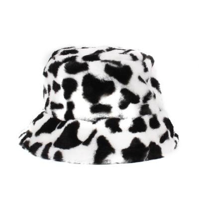 China 2020 Fashion Wool Lambskin Pure White Color Hairy Pure White Fur Bucket Hat Daily Use Vintage 8 Colors/Winter Hat For Women Autumn Winter for sale