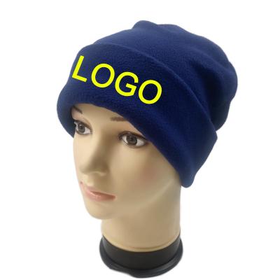 China Factory Price OEM ODM Design COMMON Fleece Beanie Hat Promotional Hat for sale