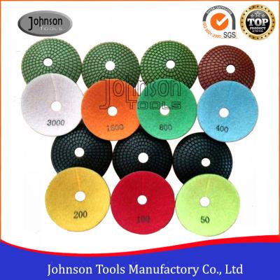 China 100mm Convex Diamond Polishing Pads For Ogee Polish / Oval Shape for sale