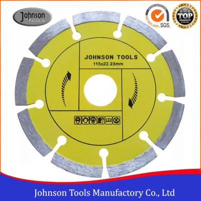 China Sintered Diamond Cutting Disc 115mm , Dry Cut Saw Blade Fast Cutting for sale