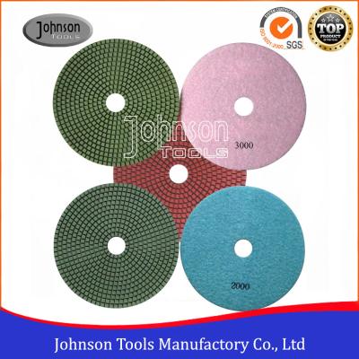 China SGS Standard Diamond Wet Polishing Pads 180mm Diamond Resin Polishing Pad for sale