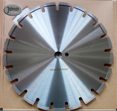 China 350mm Diamond Concrete Saw Blades , Laser Loop Diamond Asphalt Cutting Blade for sale