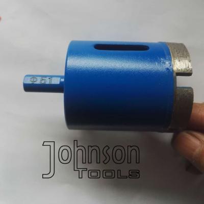 China 8mm 12mm 25mm 51mm Diamond Tip Core Drill Bit For Granite Crown Segment for sale