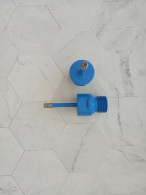 Cina 6mm - il vuoto di 18mm ha brasato gli strumenti del diamante che perforano il filo del gas dei pezzi di centro 1/2 per le mattonelle ceramiche in vendita