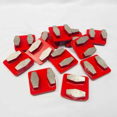 China 13mm Segments Redi Lock  Metal Bond Concrete Floor Tools Abrasive Grinding Blocks for sale