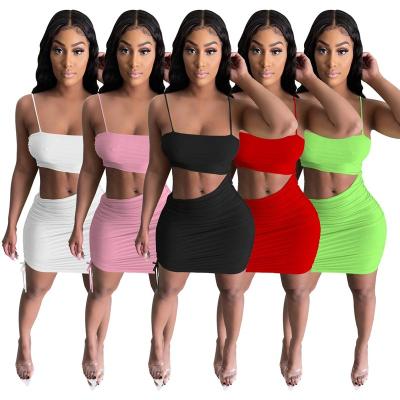 China Wholesale Hot Selling Breathable Low Price Spaghetti Tie Backless Sexy Club Cut Out One Piece Mini Dress for sale