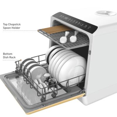 China 110V-240V Traditional Mini Dishwasher Portable Undercounter Dishwasher Small Dishwasher With Water Tank for sale