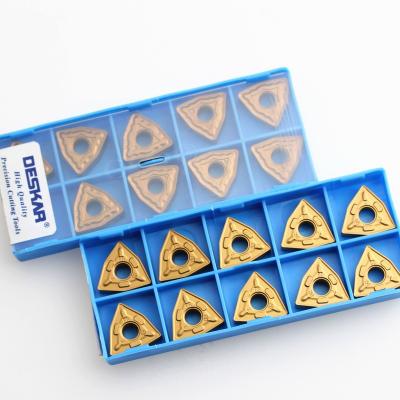 China External Turning Inserts DESKAR WNMG080404 WNMG080408 WNMG080412 TM CQ HQ PR ZM CM PM MT R-S L-S LF9018 Carbide Inserts CNC Lathe Cutter Turning Tools for sale