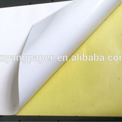 China ANTISTATIC Mirror Cast Coated Glossy Self Adhesive Paper , Label Sticker for sale