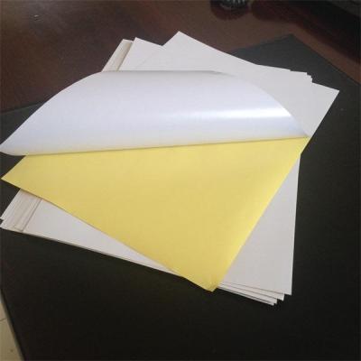 China Waterproof Hot Melt Stick Woodfree Sticker Paper For Printing Labels for sale