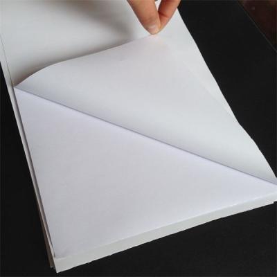 China A4 Matte White Woodfree Self Adhesive Waterproof Premium Label Sticker Paper For Inkjet Printer for sale