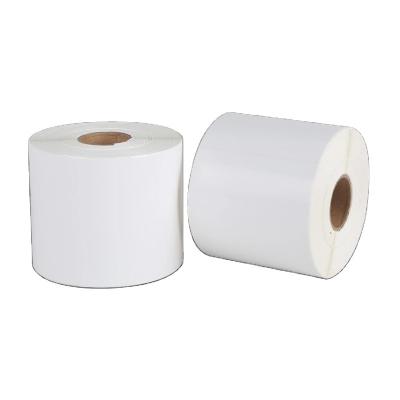 China ANTISTATIC Cheap Price Self Adhesive Semi Gloss Coated Paper Jumbo Roll For Label Sticker for sale