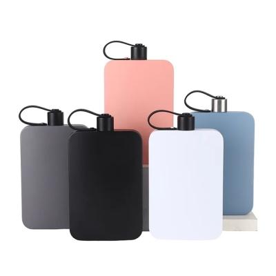 China American Style Outdoor Activity 500ml Stainless Steel Notebook Hip Flask with Custom Logo for sale