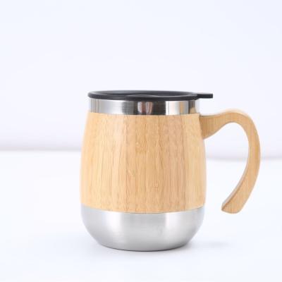 China 450ml Bamboo Stainless Steel Cup CLASSIC Design Style and HANDGRIP Accessories for Your for sale