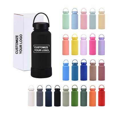 China CLASSIC design 32oz wide mouth double wall stainless steel water bottle for eco friendly for sale