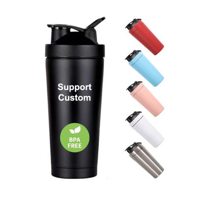 China Custom Logo Acceptable 500g BPA Free Gym Insulated Shaker Bottle with Portable Design for sale