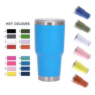 China 30oz BPA FREE Insulated Tumbler Stainless Steel Vacuum Mug with Lid Customer's Logo for sale