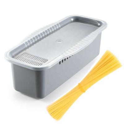 China PP Material BPA Free Microwave Pasta Cooker with Portioning Tool Passed European Standard for sale