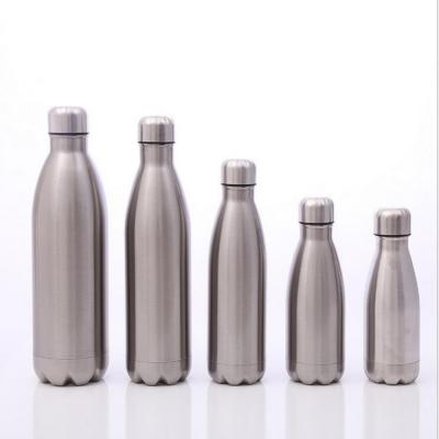 China Thermal Insulation 500ML Stainless Steel Double Wall Vacuum Water Bottle Cola Shape Sublimation Sport Bottle for sale