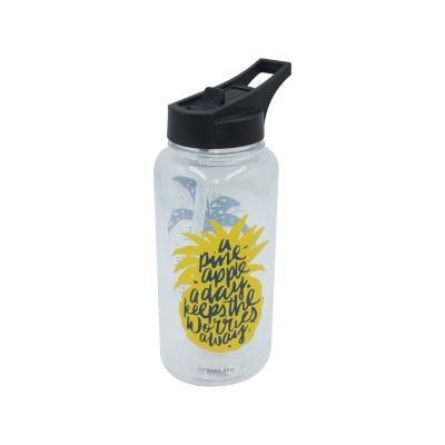 China Contemporary Design Style Customized Ecofriendly Plastic Water Bottle for School Logo for sale