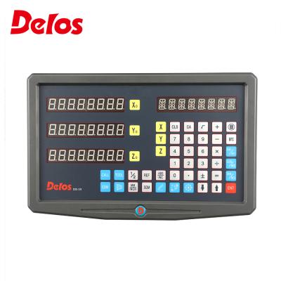 China Delos 3 Axis DRO Plastic Case Multifunctional Digital Readout for Lathe and Milling Machine Readout Linear Encoder LED Digital for sale