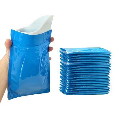 China Geometric Disposable Urine Bags Pee Bags Emergency Portable Bag Camping For Men Women Kids Travel Camping Climbing for sale