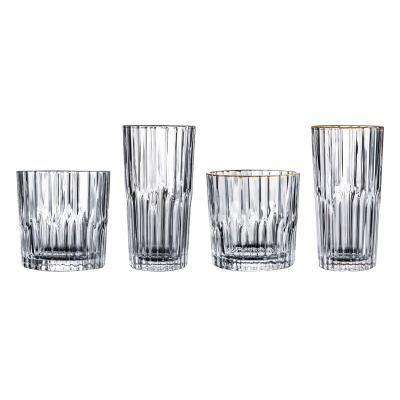 China Amazon Unique Old-fashioned Attractive Sustainable Ball High Tumbler Whiskey Drinking Glass Set For Sale for sale