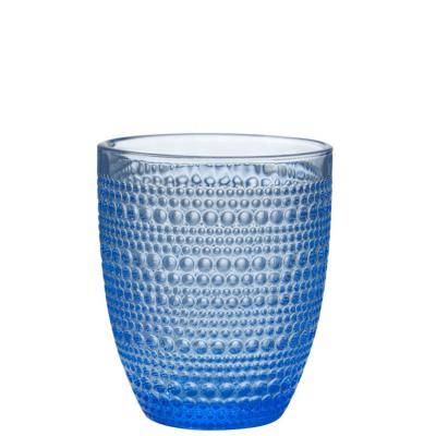 China CLASSIC Wholesale Colored Glassware /Easy Glass Drinkware Mug For Juice for sale