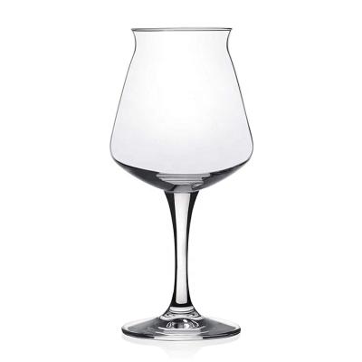 China CLASSIC Glass of Tulip Shaped Clear Beer / Champagne / Shot / Cognac Cocktail for sale