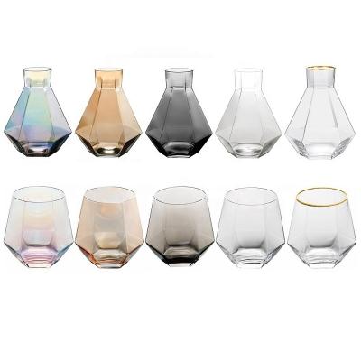 China Amazon Sustainable Hot Selling Crystal Drinking Water Pitcher Glass Tray Sets for sale