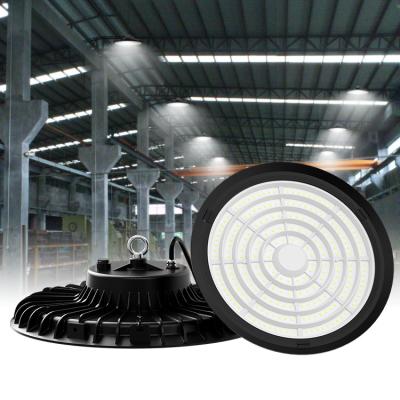 China Industrial Warehouse Workshop Highbay Lighting IP65 Waterproof SMD 3030 100W 150W 200W UFO LED High Bay Light for sale