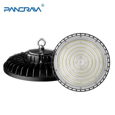 China Warehouse Hot Sale Round Aluminum UFO SMD Lighting Workshop Stadium 100W 150W 200W 240W LED High Bay Light for sale