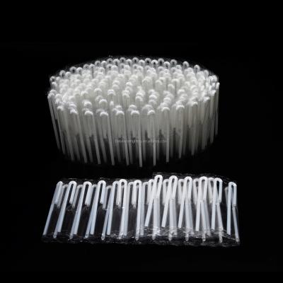 China CLASSIC hot sale transparent disposable degradable plastic straws in china factories for sale