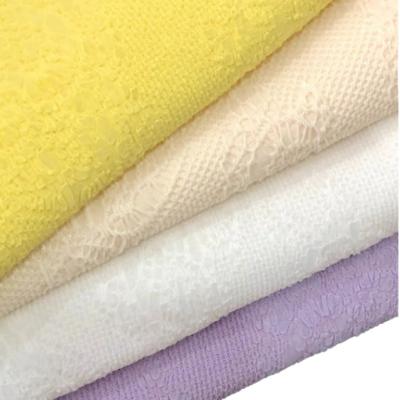 China Breathable New polyester ammonia knitted jacquard fabric for sale