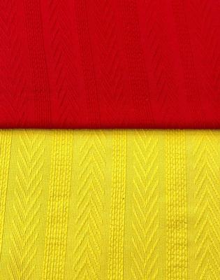 China Breathable Polyester single-sided jacquard fabric for popular clothing production for sale