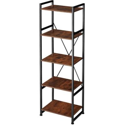 China 5 Tier Small Bookcase Plant Rack Corner Shelf Corner Modern Industrial Ladder Shelf for Living Room, Kitchen, for sale