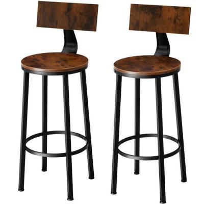 China Counter Height Modern Cheap Bar Stool Contemporary Industrial Design Tall Kitchen With Wood Top for sale