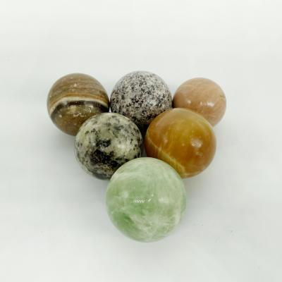 China Africa Healing Stone Wholesale Sphere Stones Mineral Mixed Balls Natural Crystal Mixed Balls Various Kinds for sale