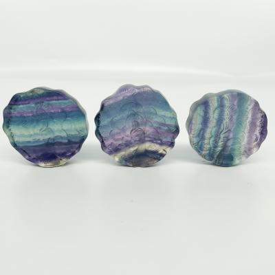 China Wholesale Natural Figurine Crystal Crafts For Gift from Africa Crystal Rainbow Fluorite Carvings Peacock for sale