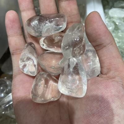 China Wholesale Natural Quartz Crystal Tumbled Stone For Home Decoration from China Crystal Tumbles Mixed Reiki Healing for sale