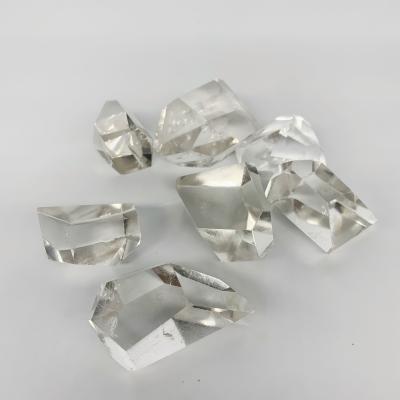 China Africa Crystal Palm Stones white Freeform for healing home decoration wholesale natural clear quartz carved people citrines Art Customized for sale