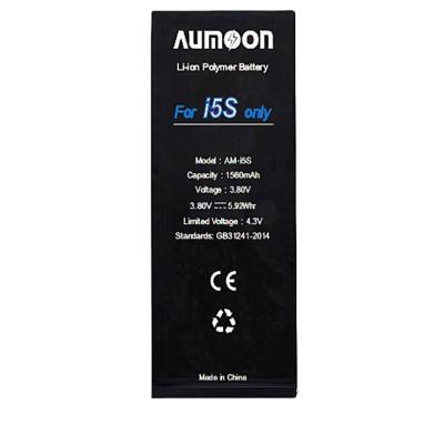 China For Original iPhone 5s Device Free Sample Aumoon Lion Polymer Cells Real Mah Replacement Battery 1560 Capacity For iPhone 5S for sale