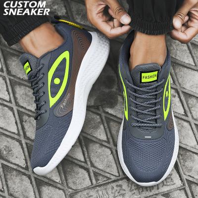 China Wholesale Fashion Trend Sport Shoes Mens Sneakers Mesh EVA Soft Sole Sport Sneakers Breathable For Men for sale