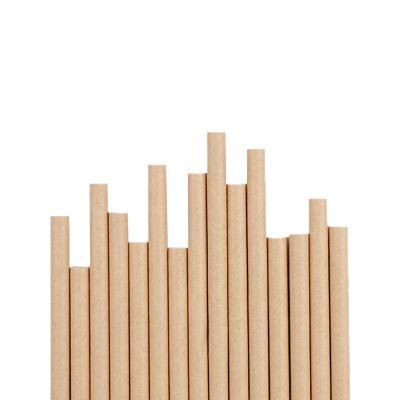 China 100% Biodegradable Eco-Friendly Disposable Kraft Paper Individually Wrapped Drinking Straw for sale