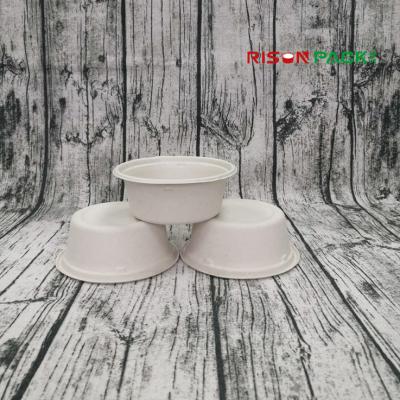 China Disposable maker disposable diodegradable sugar cane pulp round take away compostable bowl for sale