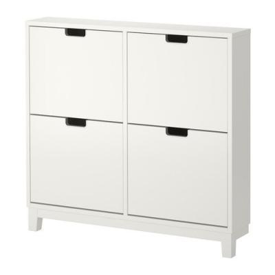 China Computer desk shoe cabinet with 4 compartments for sale